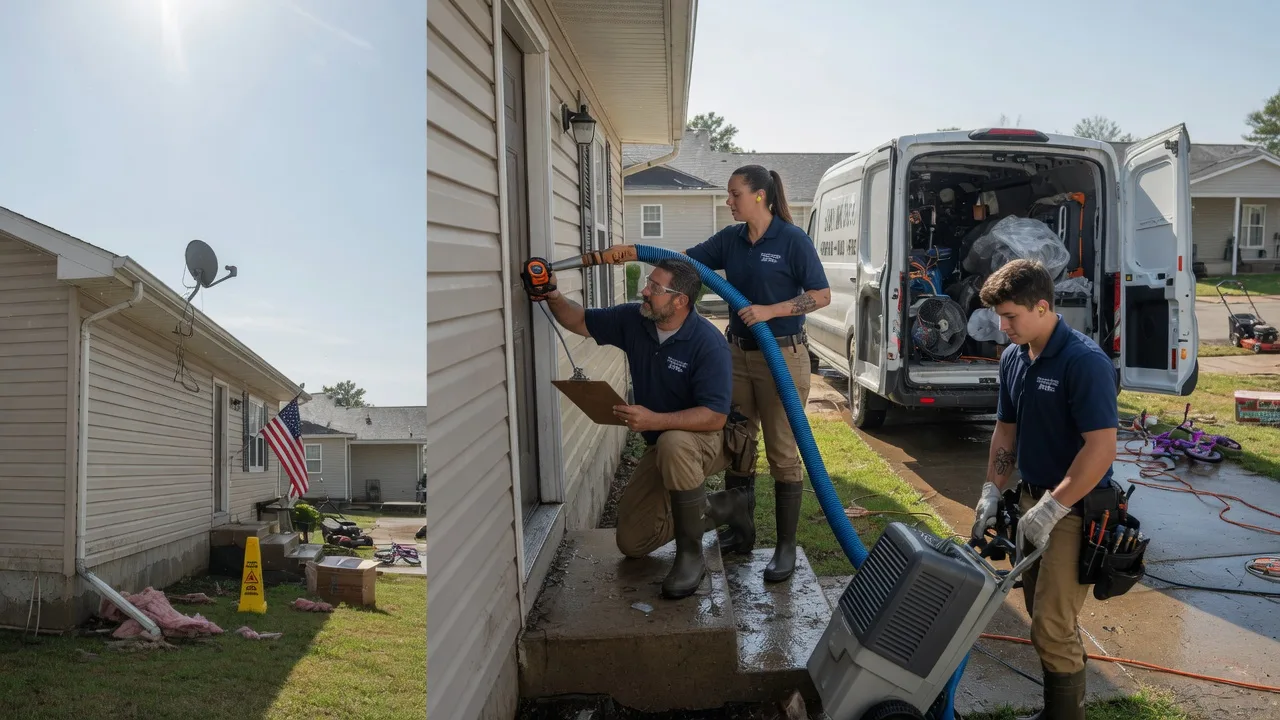 Ceiling Water Damage Restoration in Mcdonald, PA near me
